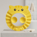Baby shower cap with adjustable buttons, soft and foam material waterproof cap with ear cover