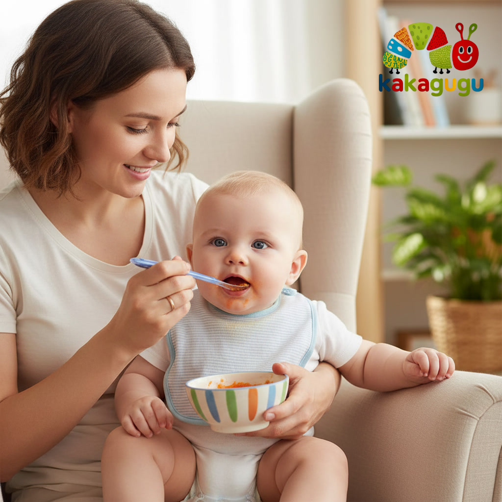 KAKAGUGU Pack of 2, Soft Silicone Spoon for Babies 5+ Months – BPA-Free, Non-Toxic, Safe for kids - Image 4